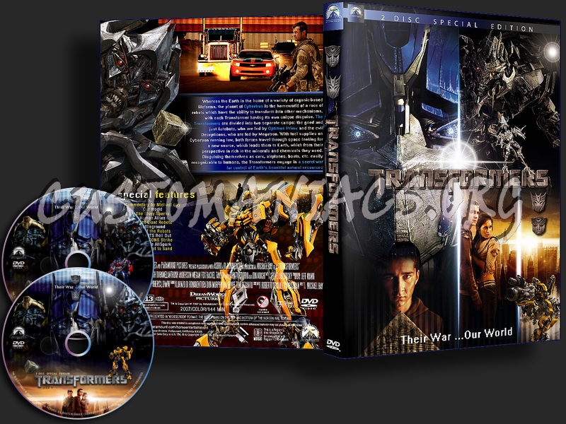 Transformers 2 Disc Special Edition dvd cover