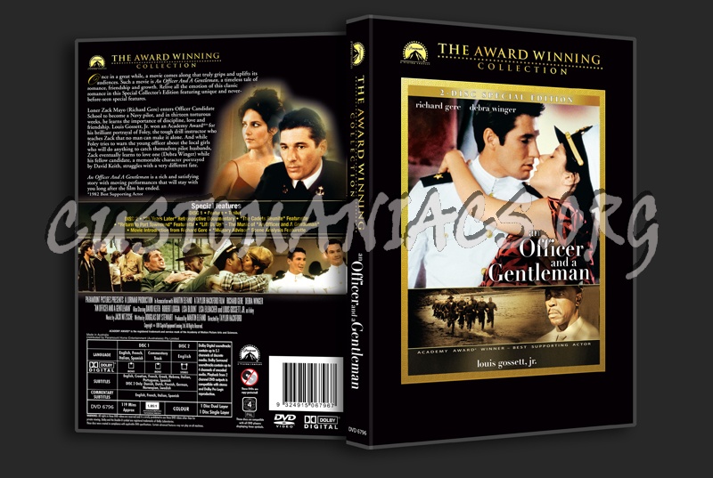 An Officer and a Gentleman dvd cover