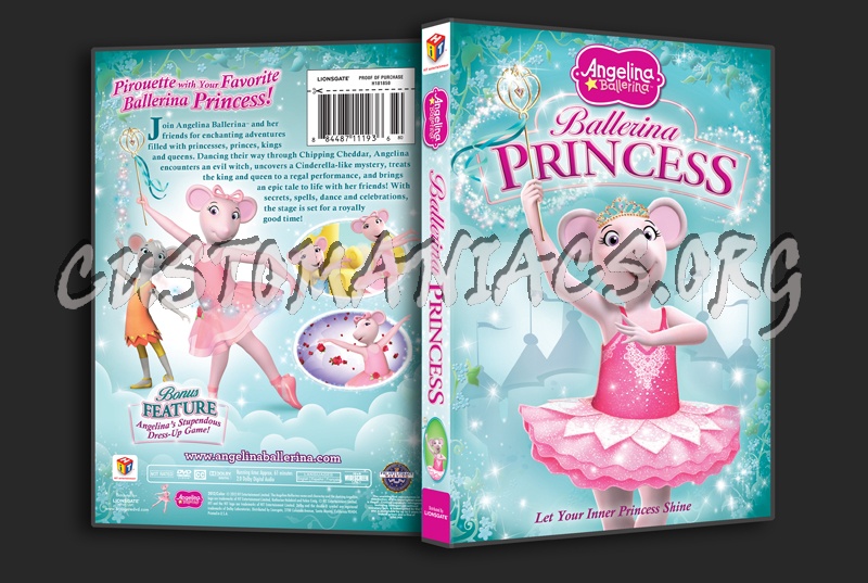 Angelina Ballerina: Ballerina Princess dvd cover