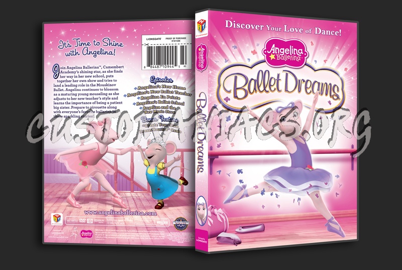 Angelina Ballerina: Ballet Dreams dvd cover