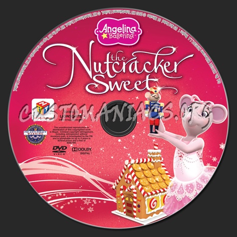 Angelina Ballerina: The Nutcracker Sweet dvd label