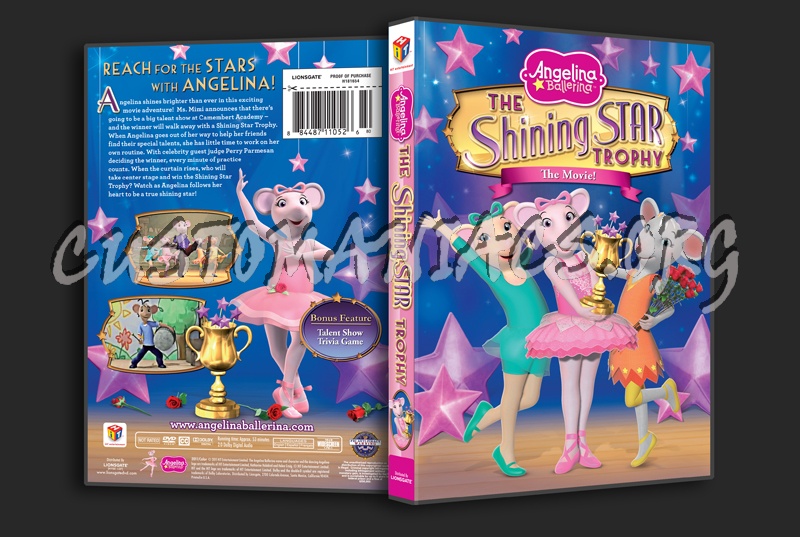 Angelina Ballerina: The Shining Star Trophy dvd cover