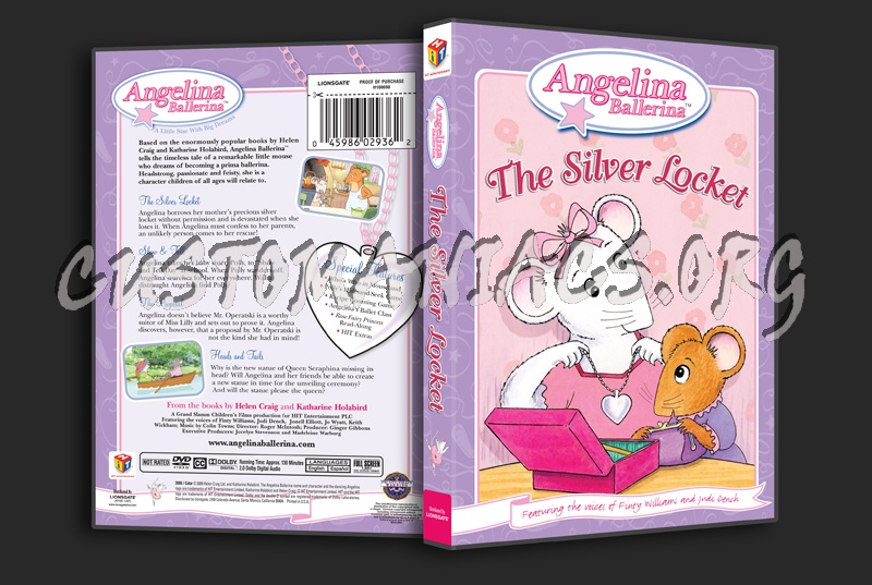 Angelina Ballerina The Silver Locket dvd cover