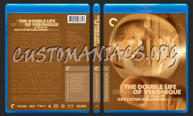 359 - Double Life Of Vronique blu-ray cover