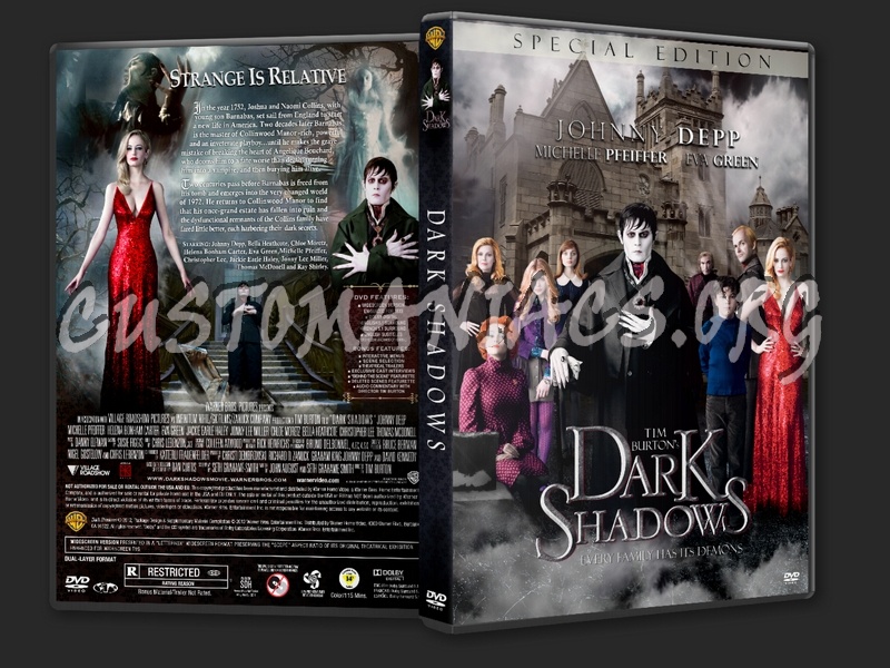 Dark Shadows (2012) dvd cover