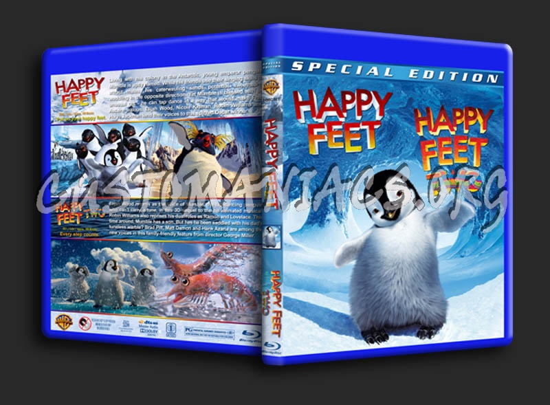 Happy Feet Double Feature blu-ray cover