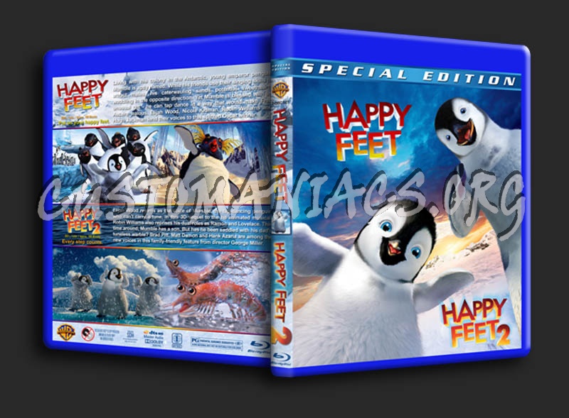 Happy Feet Double Feature blu-ray cover