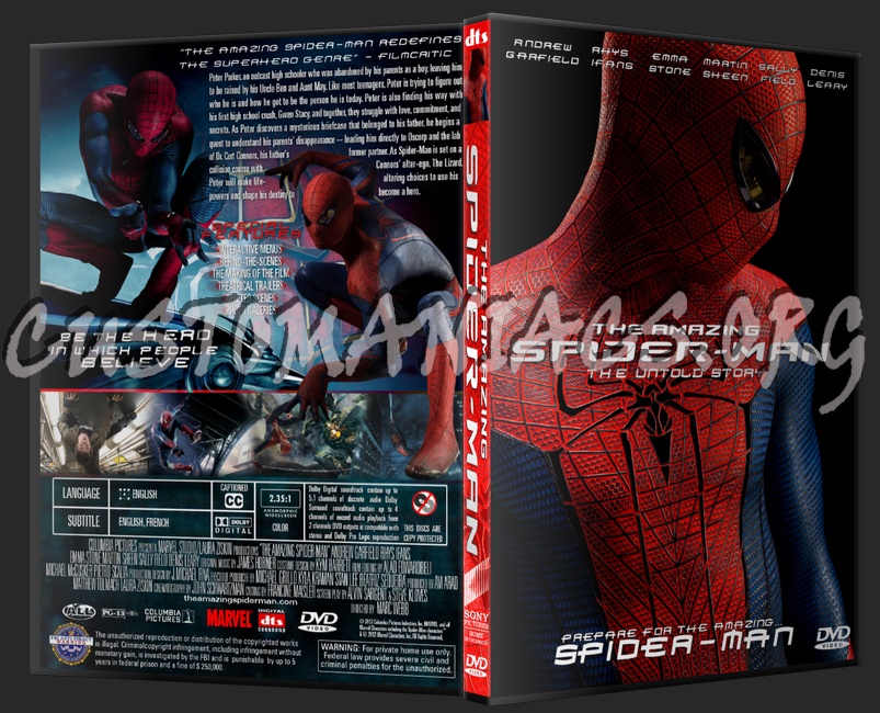 The Amazing Spider-man dvd cover