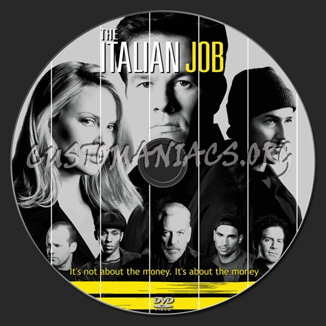 The Italian Job dvd label