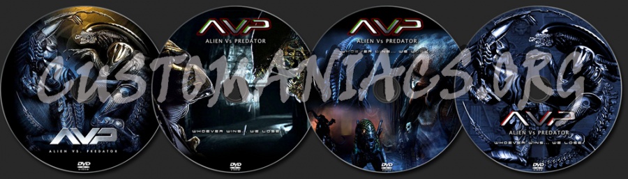 Alien vs Predator dvd label