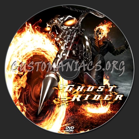 Ghost Rider dvd label