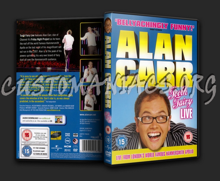 Alan Carr Tooth Fairy Live dvd cover