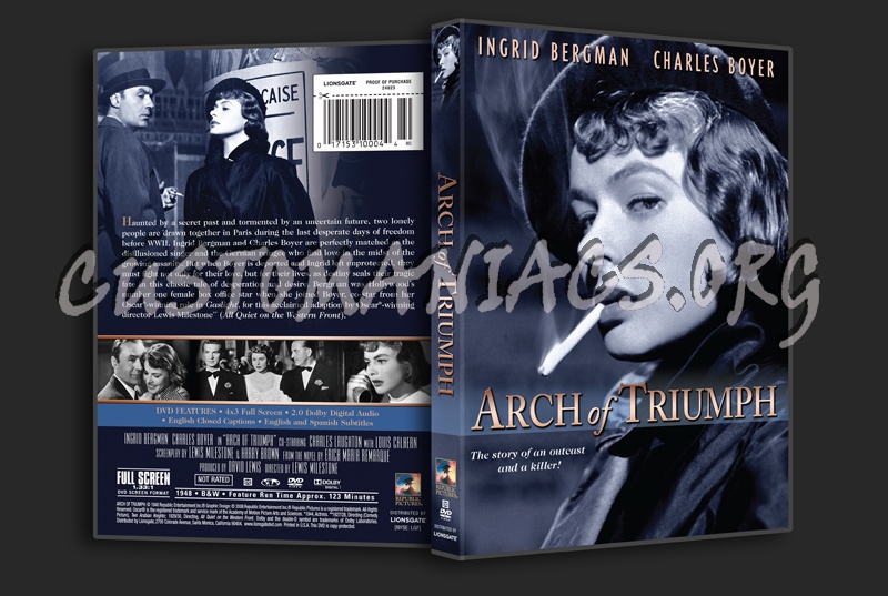 Arch of Triumph dvd cover