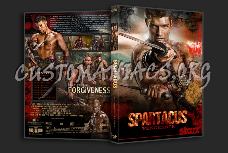 Spartacus Vengeance dvd cover