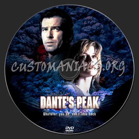 Dante's Peak dvd label