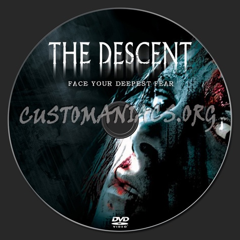 The Descent dvd label