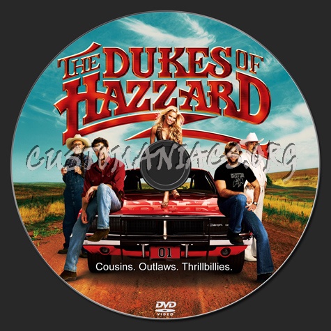 The Dukes of Hazzard dvd label
