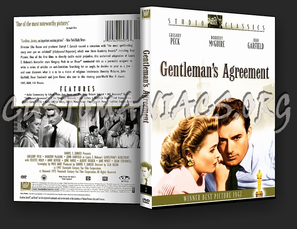 Gentleman's Agreement dvd cover