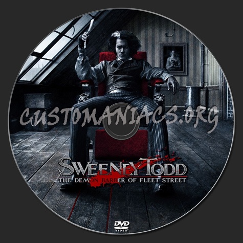 Sweeney Todd dvd label