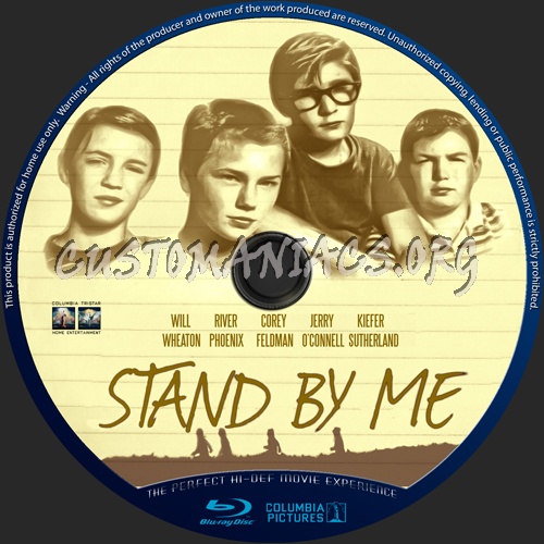 Stand By Me blu-ray label