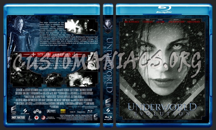 Underworld Evolution blu-ray cover