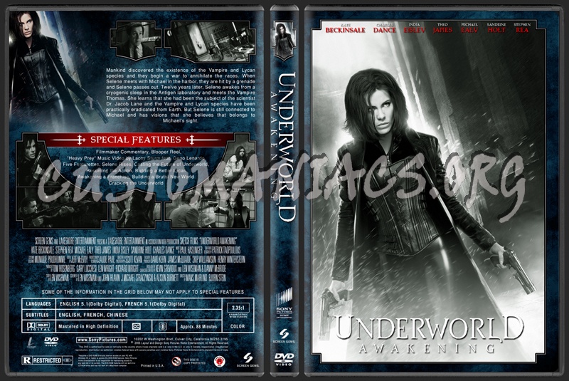 Underworld Awakening dvd cover