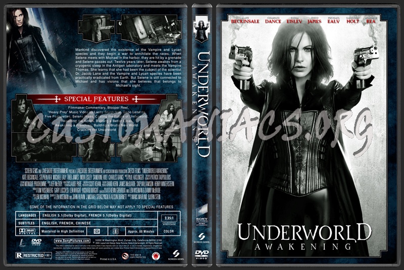 Underworld Awakening dvd cover