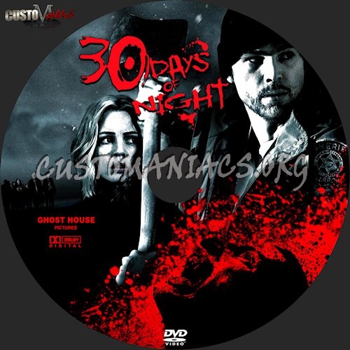 30 Days Of Night dvd label