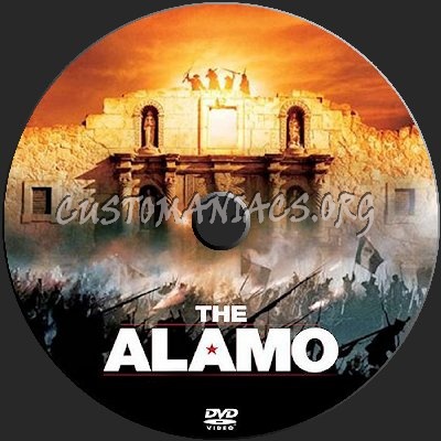 The Alamo dvd label