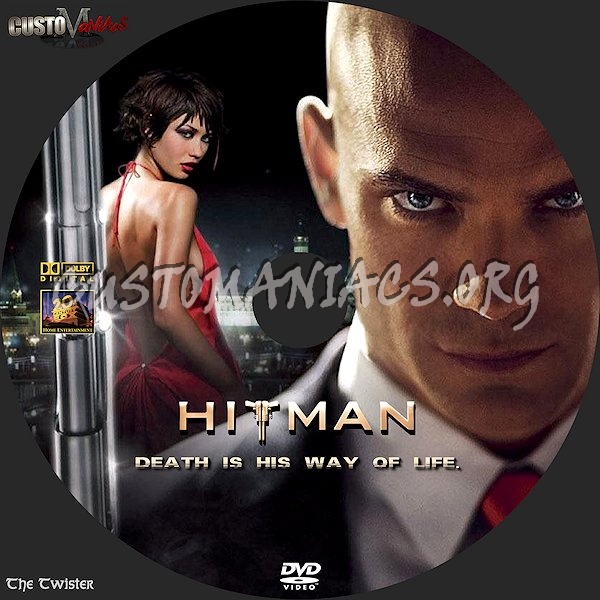 HitMan dvd label