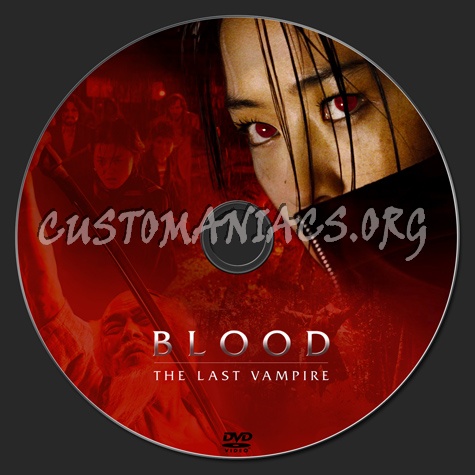 Blood - The Last Vampire dvd label