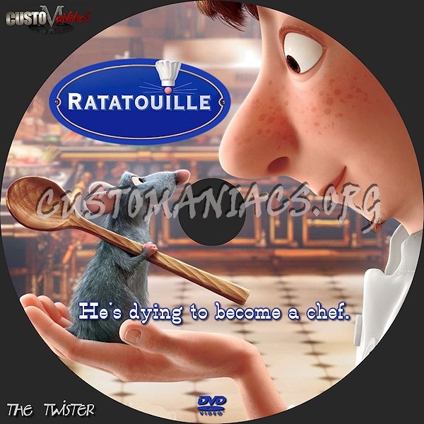 Ratatouille dvd label