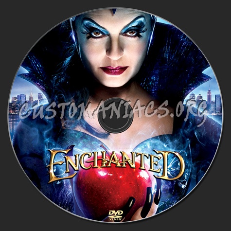 Enchanted dvd label