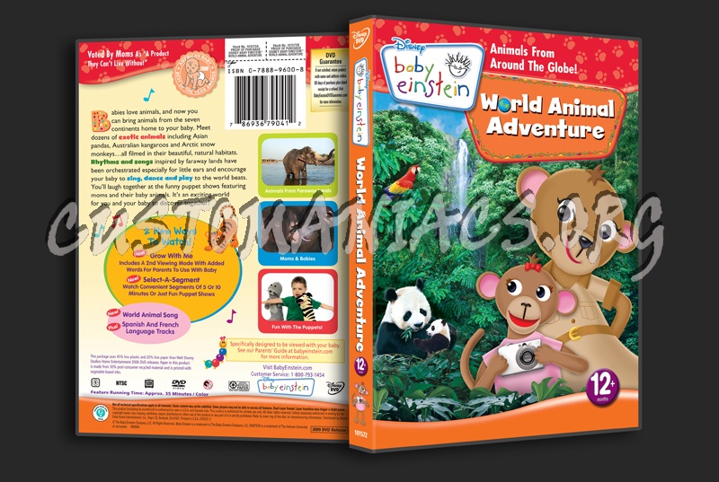Baby Einstein: World Animal Adventure dvd cover