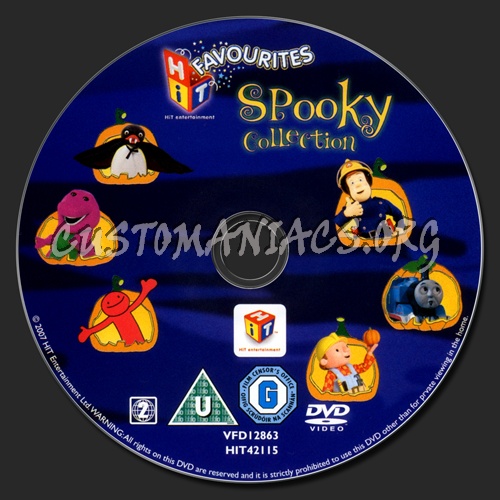 Spooky Collection dvd label