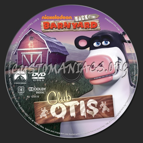 Back at the Barnyard: Club Otis dvd label