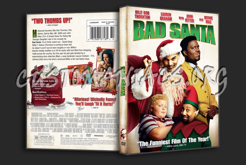 Bad Santa dvd cover