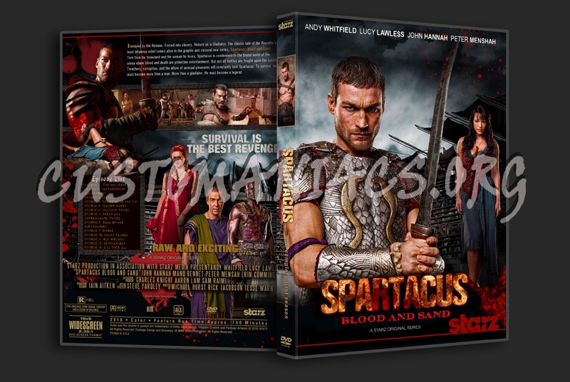 Spartacus Blood and Sand dvd cover