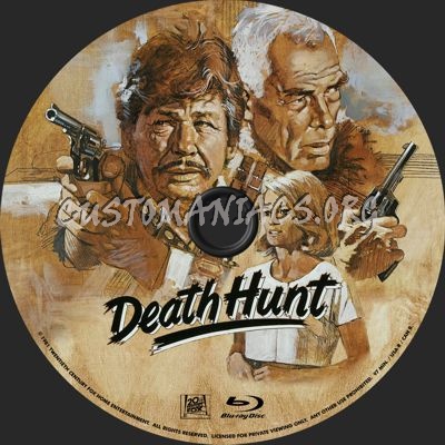 Death Hunt blu-ray label