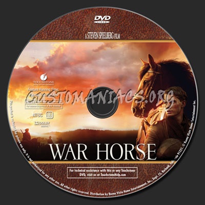 War Horse dvd label