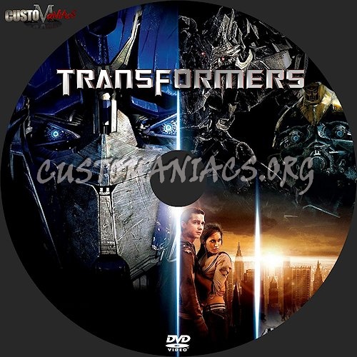 Transformers dvd label