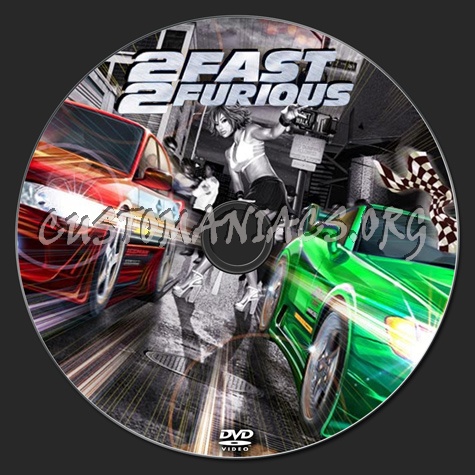 2 Fast 2 Furious dvd label