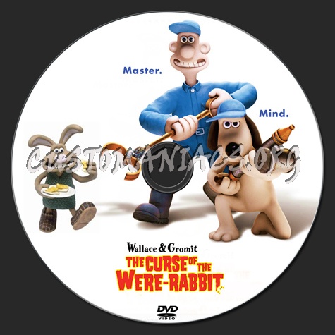 Wallace & Gromit Curse Of The Were Rabbit dvd label