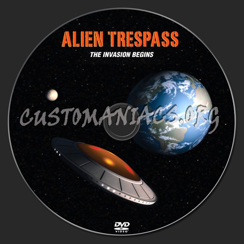 Alien Trespass dvd label