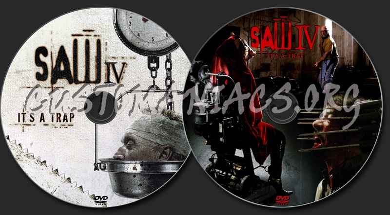 Saw  IV dvd label