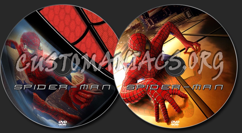 Spider-man dvd label