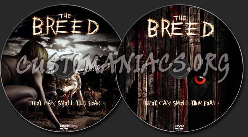 The Breed dvd label