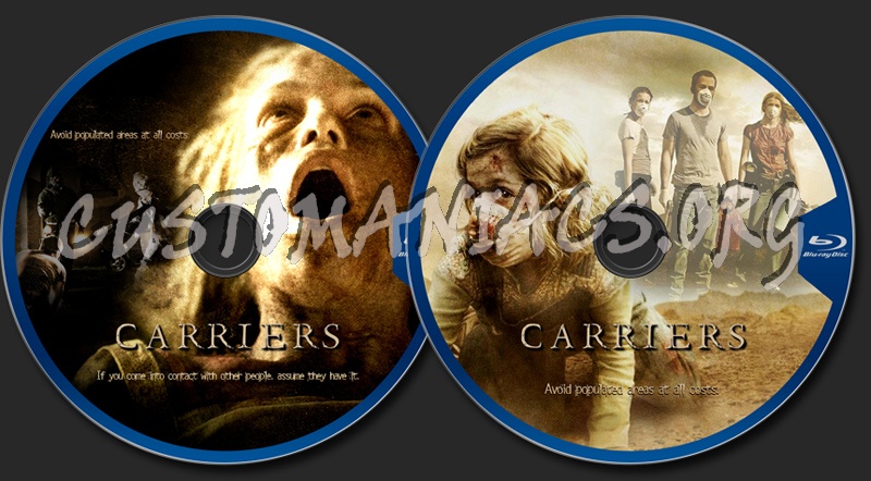 Carriers blu-ray label