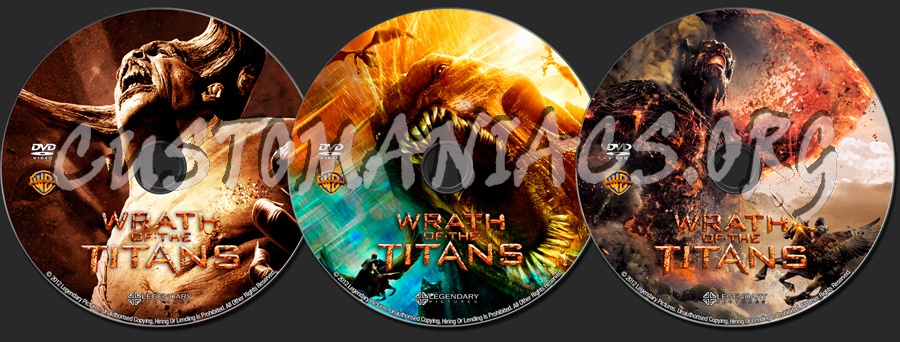 Wrath Of The Titans dvd label