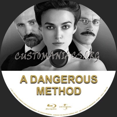 A Dangerous Method blu-ray label